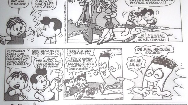 Turma da Mônica, em: Cigarro Não!