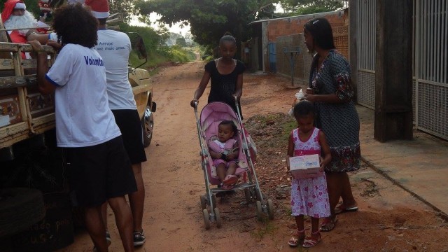 Um Natal que percorreu a comunidade