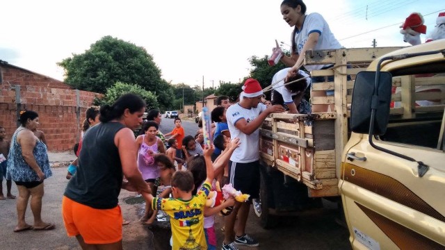 Um Natal que percorreu a comunidade