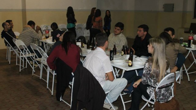 Uma confraternização para celebrar a nossa caminhada