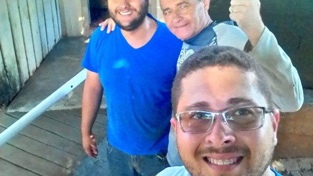 Um caminho de acesso para dentro de casa