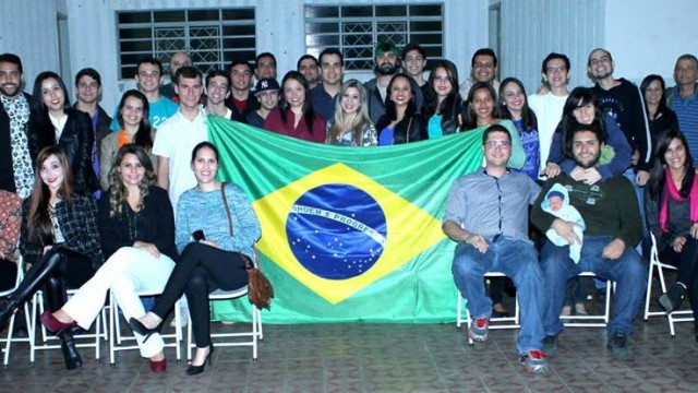 Uma confraternização para celebrar a nossa caminhada