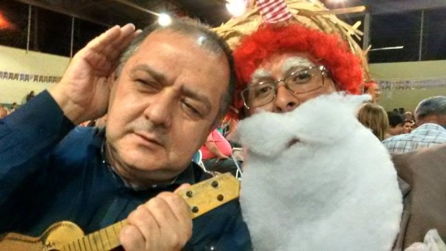 Família Pipa no Arraiá do Abrigo dos Idosos