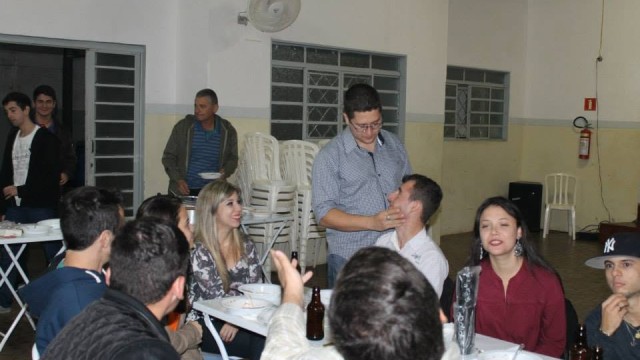 Uma confraternização para celebrar a nossa caminhada
